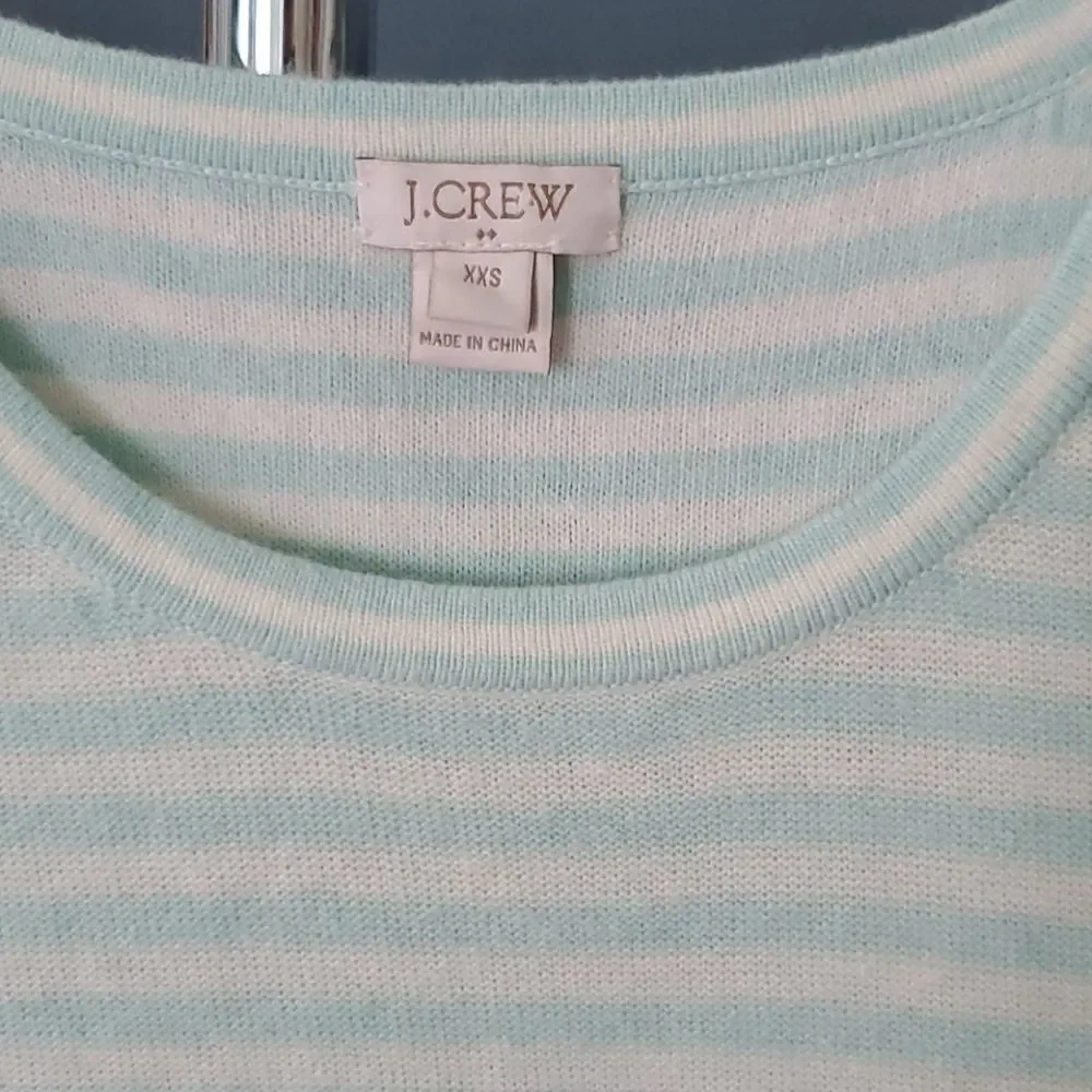 J. Crew Wool Blend Striped Sweater